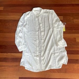 Summersalt white cover up, size medium